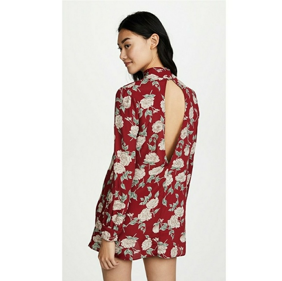 Flynn Skye Rose Patterned Leah Mini Dress - Picture 4 of 6
